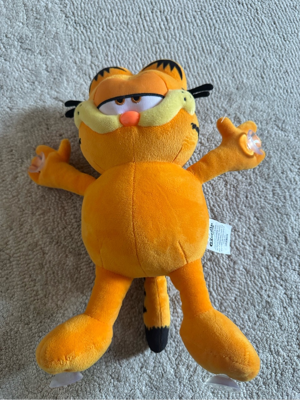 Garfield Plush with suction cups